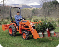 Kubota Tractor at Work