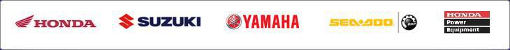 We carry products from Honda, Suzuki, Yamaha, Sea-Doo, and Honda Power Equipment.