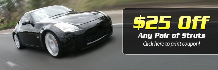 Click here and get $25 off any pair of struts.