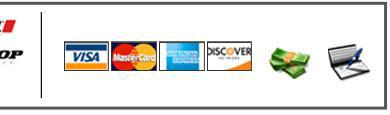 We accept Visa, MasterCard, American Express, Discover, cash, and checks.