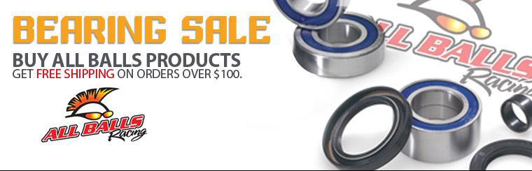 Buy All Balls products during our online bearings sale and get free shipping on orders over $100!
