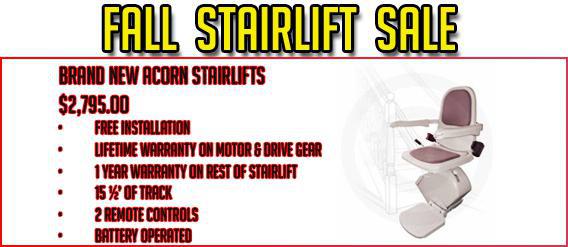 Brand new Acorn Stairlifts for $2795