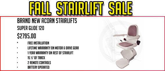 Brand new Acorn Stairlifts for $2795