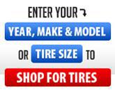 Enter your year, make, and model or tire size to shop for tires.