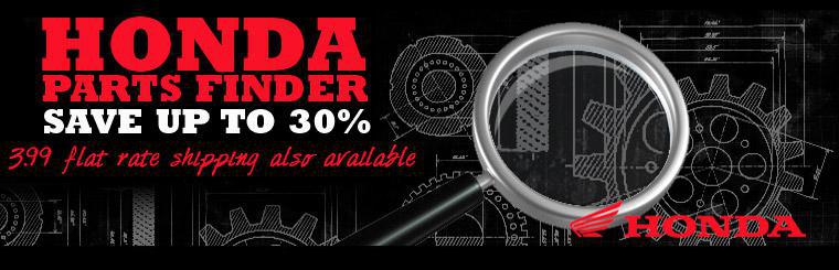 Honda Parts Finder: Save up to 30%. $3.99 flat-rate shipping also available.