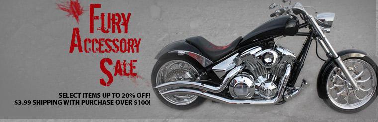 Fury Accessory Sale: Select items up to 20% off. Also get $3.99 shipping with purchases over $100!