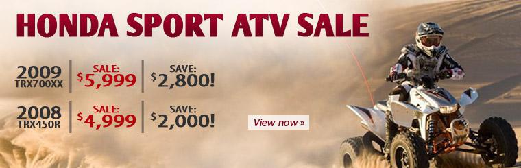 Honda Sport ATV Sale