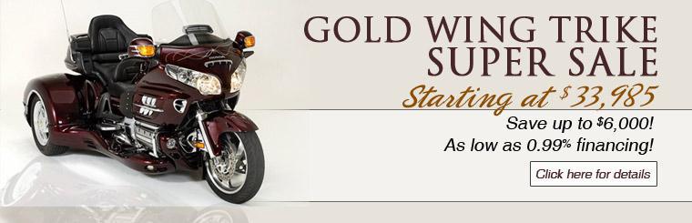 Gold Wing Trike Super Sale