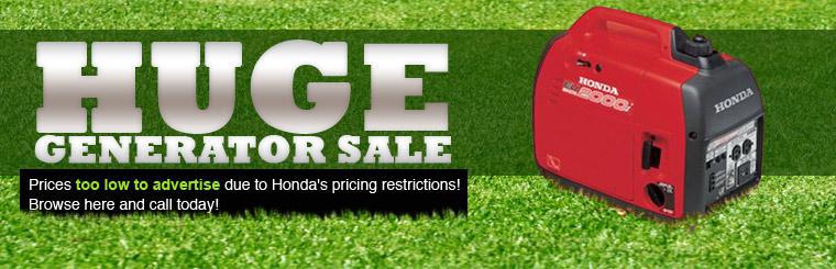 Click here for the huge Honda generator sale.