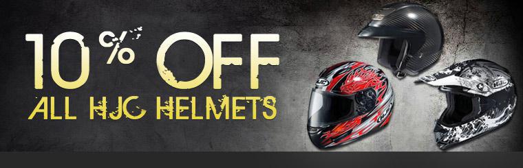 Click here for 10% off all HJC helmets.