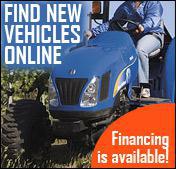 Find new vehicles online. Financing is available!