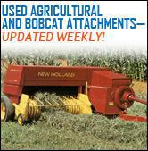 Used agricultural and Bobcat attachments—updated weekly!