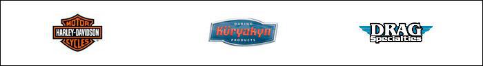 We proudly carry products from Harley-Davidson®, Kuryakyn, and Drag Specialties.