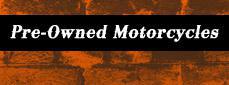 Pre-Owned Motorcycles