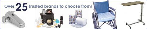 Over 25 trusted brands to choose from!