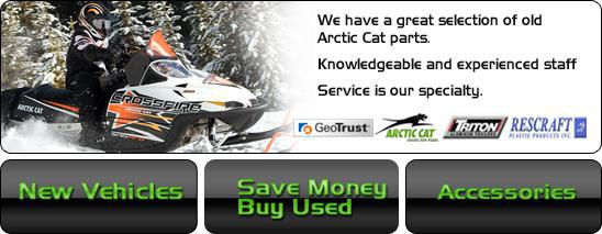 Home of the Cat. We have a great selection of old Arctic Cat parts. Service is our specialty.