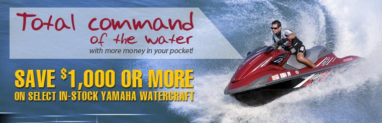 Click here to save $1,000 or more on select in-stock Yamaha watercraft.