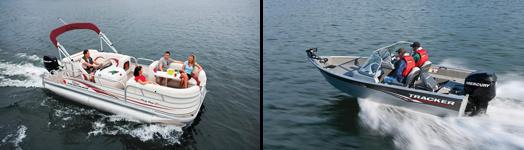 Sun Tracker and Tracker Boats