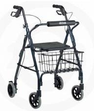 Go-Lite Deluxe Aluminum Rollator with Loop Locks