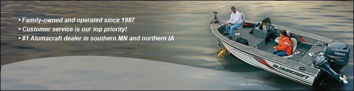 La Canne's Marine, Inc. has been family-owned and operated since 1987. Customer service is our top priority! We are the #1 Alumacraft dealer in southern MN and northern IA.