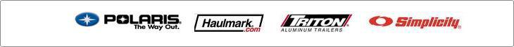 We proudly carry products from Polaris, Haulmark Trailers, Triton Trailers, and Simplicity.