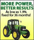 More power, better results! Financing as low as 1.9% fixed for 36 months!