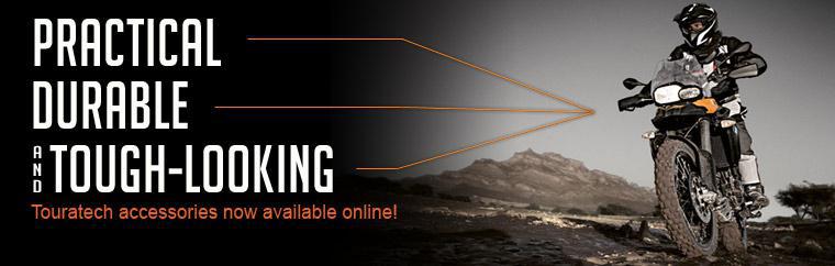 Touratech accessories are now available online! Click here to check them out.