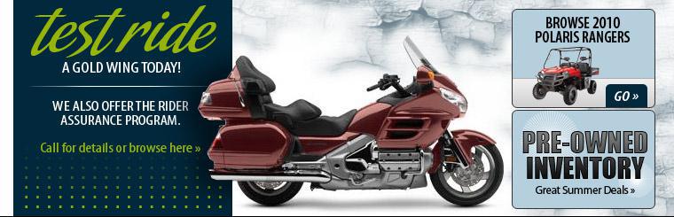 Test ride a Gold Wing today!