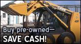 Buy pre-owned—Save Cash!