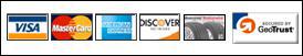 We accept Visa, MasterCard, American Express, Discover, and Bridgestone/Firestone.