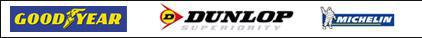 We carry products from Goodyear, Dunlop, and Michelin.