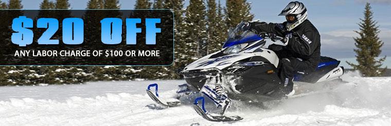 Take $20 off any labor charge of $100 or more.