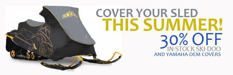 Take 30% off in-stock Ski-Doo and Yamaha and OEM covers!
