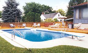 16x36 with 2' radius corners Custom Inground Pool