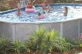Grey Mist Above Ground Pool
