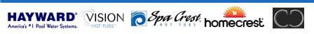 We carry Hayward, Vision, Spa Crest, Homecrest, and Casual Creations products.