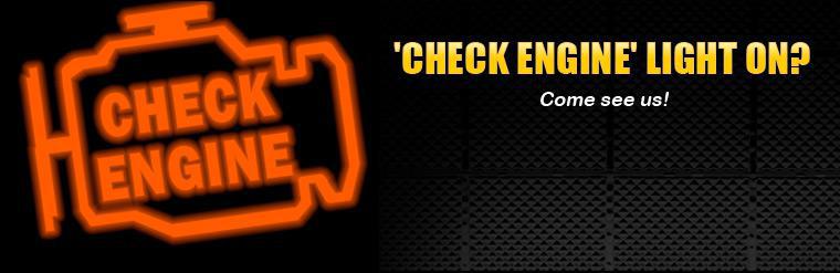 Is your 'check engine' light on? Come see us!