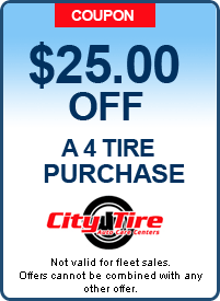 $25 Off a Four Tire Purchase