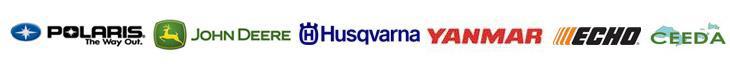 We carry products from Polaris, John Deere, Husqvarna, Yanmar, ECHO, and Ceeda.