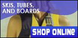 Shop Online: Skis, Tubes, and Boards