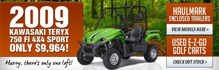 Protect your machine. Check out our in-stock trailers! Visit our showroom or click here to browse online.