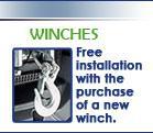 Winches - Free installation with the purchase of a new winch.