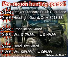Pre-hunting season accessory sale! 20% off MSRP pricing! Promo code: 'HUNTING'. Offer ends 9/1/08.