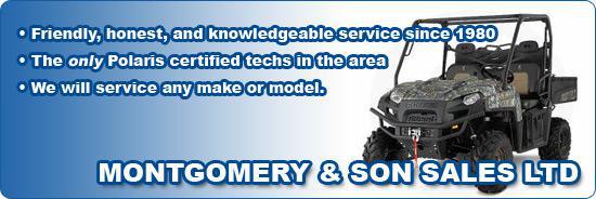 Friendly, honest, and knowledgeable service since 1980. The only Polaris-certified techs in the area. We have a huge parts inventory.