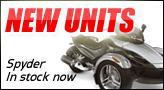 New Units: Spyder in stock now!