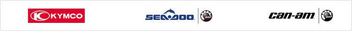 We carry products from KYMCO, Sea-Doo, and Can-Am.