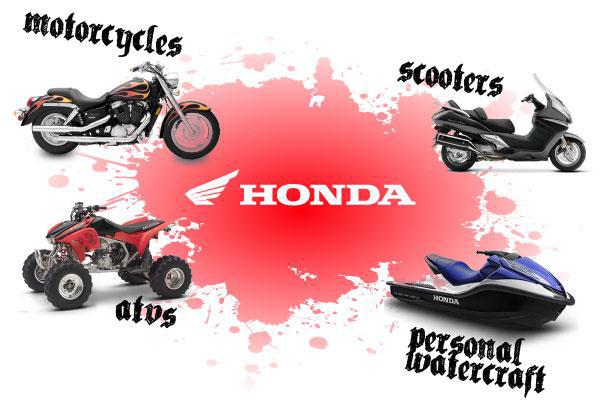 Honda Motorcycles AquaTrax ATVs Side-by-Sides