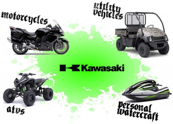 Kawasaki Motorcycles JetSkis ATVs Side-by-Sides