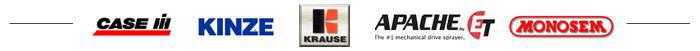 We carry Case IH, Kinze, Krause, Apache, and Monosem products.