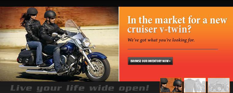 In the market for a new cruiser v-twin? We've got what you're looking for. Browse our inventory now!